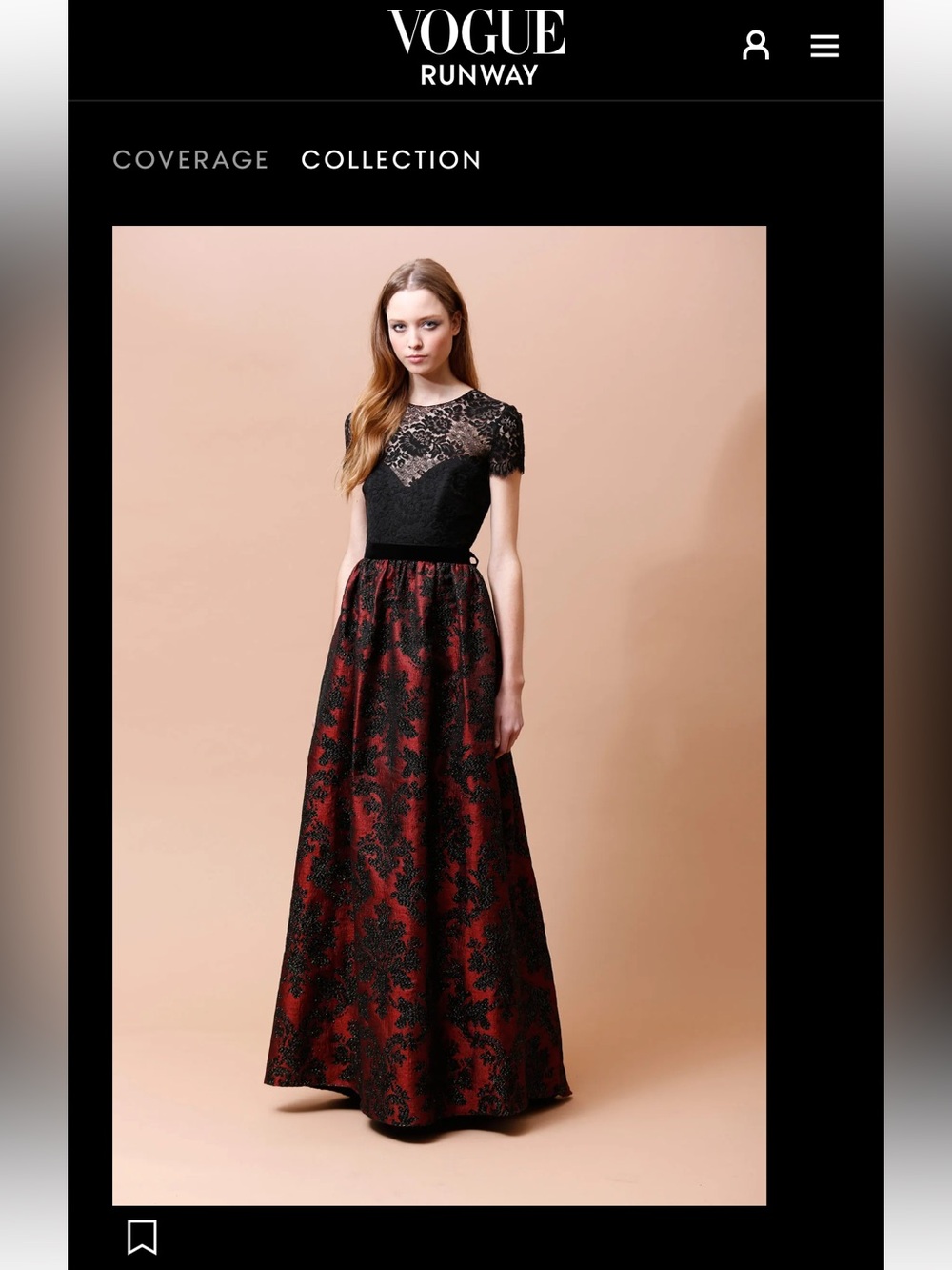 Badgley Mischka vintage dress - 2014
